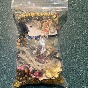 Assorted Jewelry Beads and Charms craft lot
